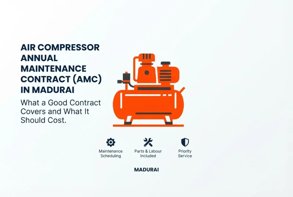 Air Compressor Annual Maintenance Contract (AMC) in Madurai: What a Good Contract Covers and What It Should Cost